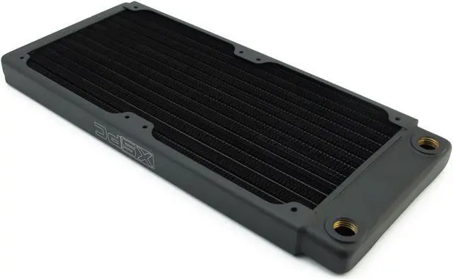 Alt view image 5 of 14 - XSPC TX240 Ultra Thin Radiator, 120mm x 2, Dual Fan, Black