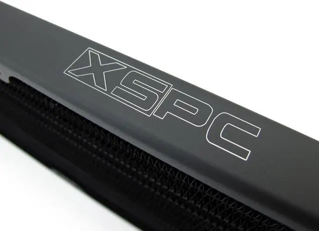 Alt view image 6 of 14 - XSPC TX240 Ultra Thin Radiator, 120mm x 2, Dual Fan, Black