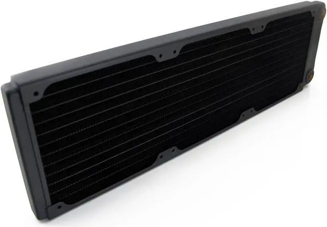 Alt view image 4 of 15 - XSPC TX360 Ultra Thin Radiator, 120mm x 3, Triple Fan, Black