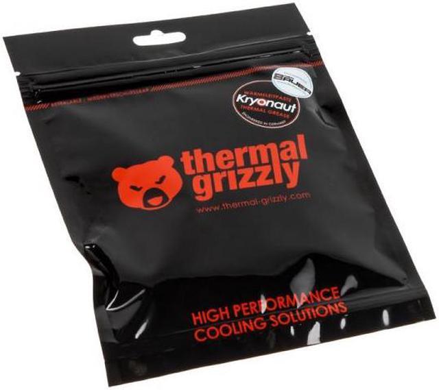 Thermal Grizzly Kryonaut The High Performance Thermal Paste for Cooling All  Processors, Graphics Cards and Heat Sinks in Computers and Consoles Combo  Extra Spatula, Cleaning Pads + Cloth (5.5 Gram) 