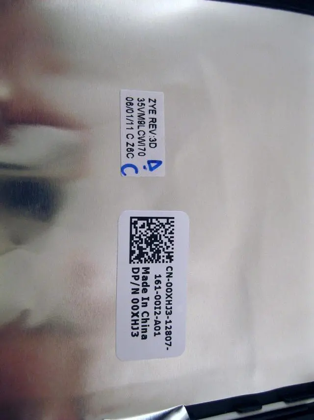 Alt view image 3 of 4 - Dell OEM Vostro 1015 15.6" LCD Lid Back Cover Assembly