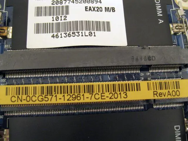 Alt view image 3 of 6 - Dell CG571 XPS M2010 Laptop Motherboard