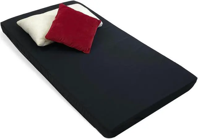 Alt view image 2 of 4 - ViscoLogic Explorer Flip able Reversible Foam Mattress Perfect for Bunk Bed, Trundle, Guest Bed and Caravan Bed (Twin - Black)