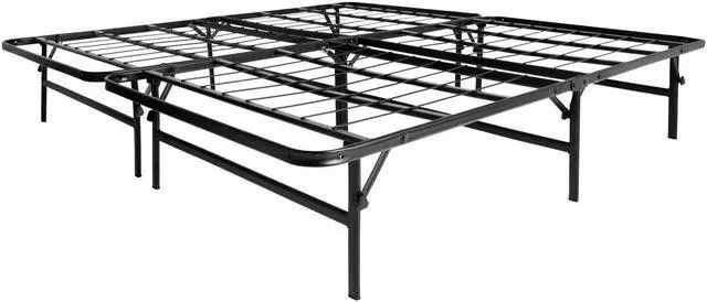 Alt view image 3 of 6 - ViscoLogic STURDY Patform Heavy Duty Metal Bed Frame/Mattress Foundation (Full)