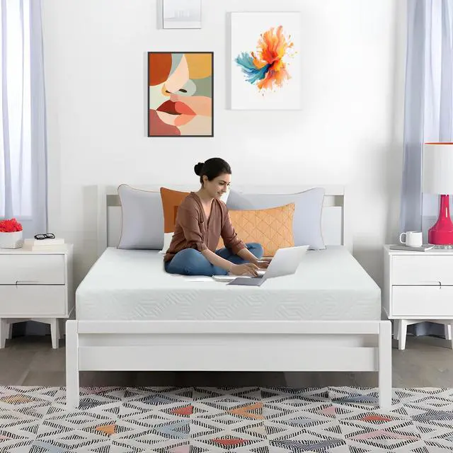 Alt view image 4 of 7 - ViscoLogic Elite Plus 8-Inch Gel-Infused Memory Foam Mattress (Twin)