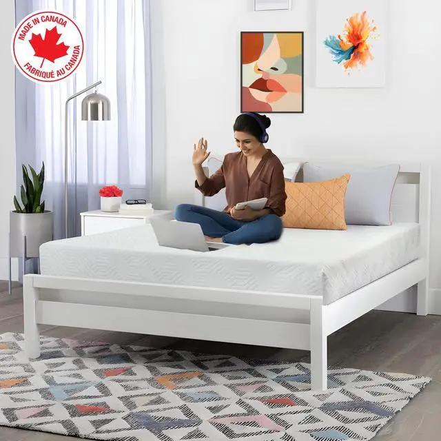 Alt view image 5 of 7 - ViscoLogic Elite Plus 8-Inch Gel-Infused Memory Foam Mattress (Twin)