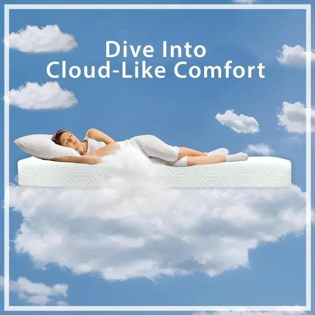 Alt view image 6 of 7 - ViscoLogic Elite Plus 8-Inch Gel-Infused Memory Foam Mattress (Full)