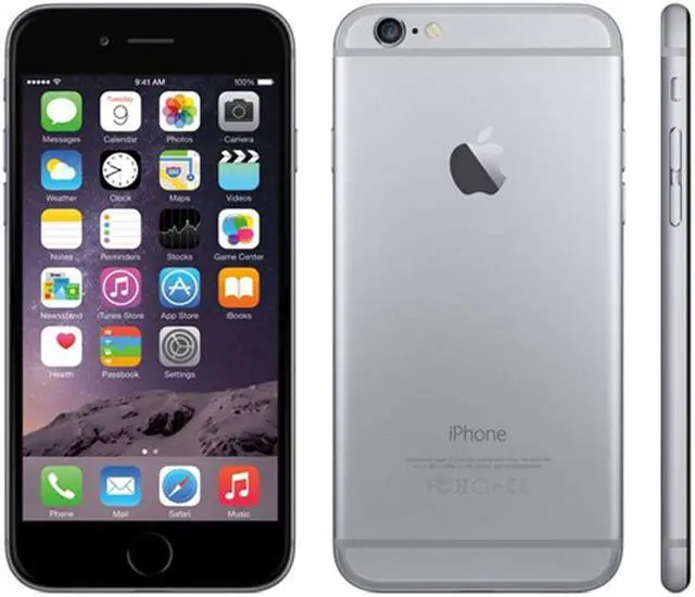 Alt view image 2 of 5 - Apple iPhone 6 MG5W2LL/A 16GB CDMA (Verizon) iOS Unlocked, Space Gray