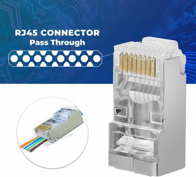 MEGAnet RJ45 PLUG CAT6 (C) SOLID/STRANDED (100pc Can) - CFS