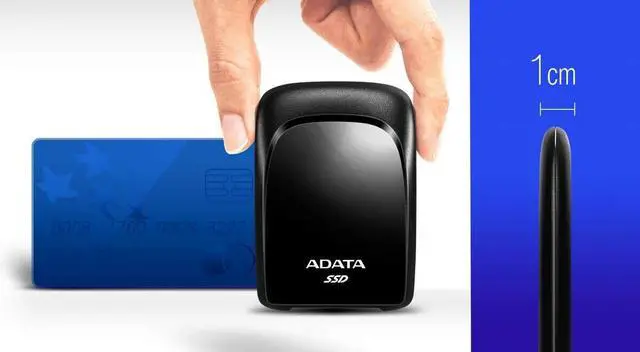 Alt view image 6 of 13 - ADATA Entry SC680 960GB Black External SSD USB 3 Gaming Console Compatible