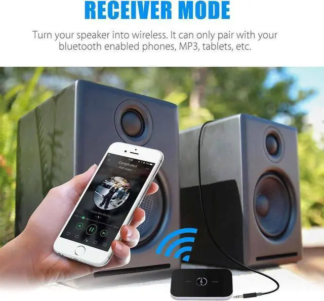 Alt view image 5 of 7 - 2in1 Bluetooth Transmitter & Receiver Wireless A2DP Home TV Stereo Audio Adapter