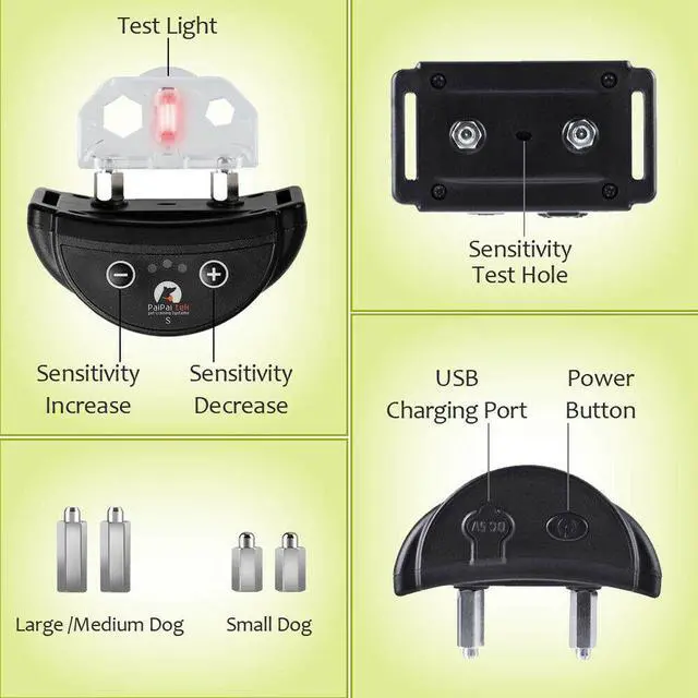 Alt view image 6 of 7 - Anti Barking E-Collar No Bark Dog Training Shock Collar for Small Medium Dog