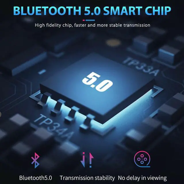 Alt view image 2 of 7 - Wireless Bluetooth 5.0 Transmitter A2DP Audio RCA to 3.5mm AUX + USB Adapter HUB