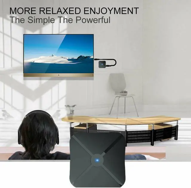 Alt view image 3 of 7 - 2in1 Bluetooth Transmitter &Receiver Wireless Home Music TV Stereo Audio Adapter