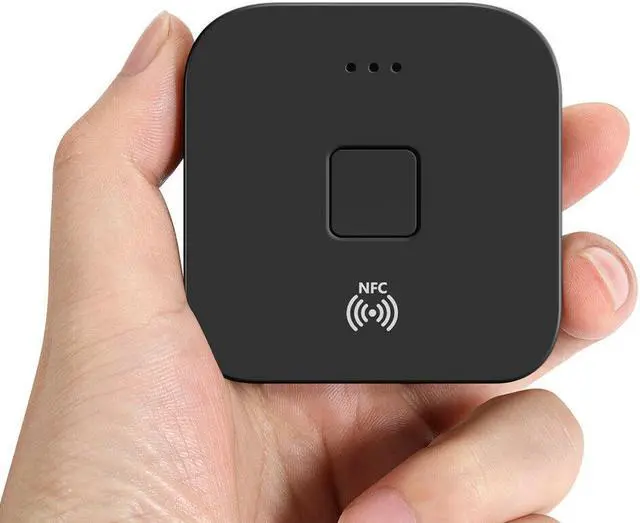 Alt view image 4 of 7 - Bluetooth 5.0 Receiver Wireless 3.5mm Jack AUX NFC to 2 RCA Audio Stereo Adapter