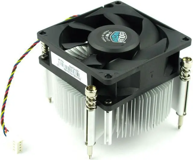 Alt view image 4 of 5 - New 95W CPU 4 pin Fan with Heatsink for HP Pavilion Intel 644724-001