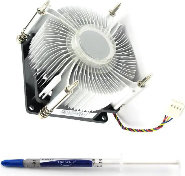 Alt view image 5 of 5 - New 95W CPU 4 pin Fan with Heatsink for HP Pavilion Intel 644724-001