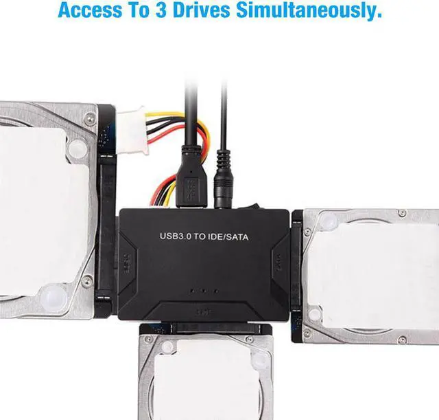 Alt view image 7 of 7 - 3.0 to IDE | SATA Converter USB External Hard Drive Adapter Kit 2.5"/3.5" Cable
