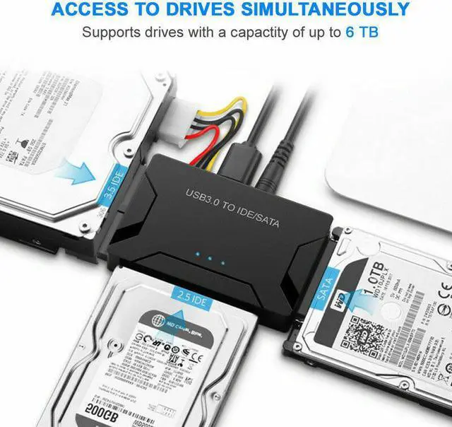Main image of 3.0 to IDE | SATA Converter USB External Hard Drive Adapter Kit 2.5"/3.5" Cable