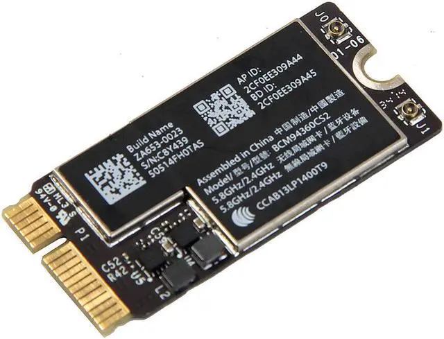 Alt view image 5 of 5 - Wireless 867Mbps BCM94360CS2 Bluetooth 4.0 Wifi Card 802.11ac For MacBook Air