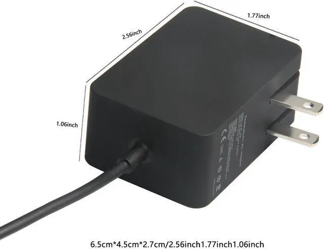 Alt view image 4 of 4 - For Microsoft Surface 3 Adapter Power Supply Charger 13W 5.2V 2.5A (Model: 1623)