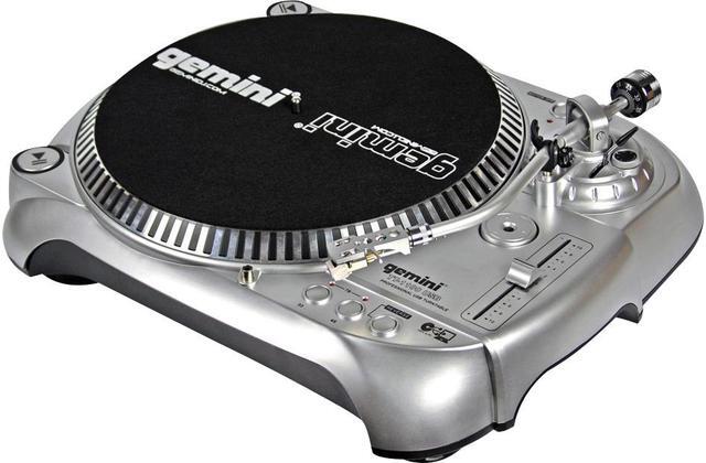 Alt view image 9 of 20 - Gemini TT-1100 USB Belt Drive Turntable Belt Drive DJ Turntable