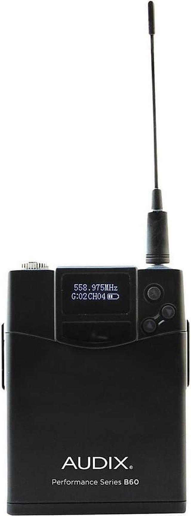Alt view image 2 of 6 - Audix B60 Bodypack Transmitter 518-554 MHz