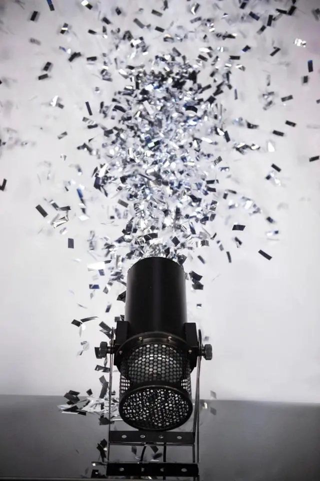 Alt view image 5 of 8 - Chauvet DJ Funfetti Shot Launcher 5 Color Multicolor Confetti Paper Refill | FRC