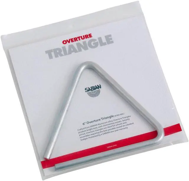 Alt view image 2 of 5 - Sabian 4" Overture Triangle 6 in.