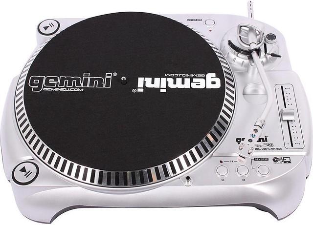 Alt view image 4 of 20 - Gemini TT-1100 USB Belt Drive Turntable Belt Drive DJ Turntable