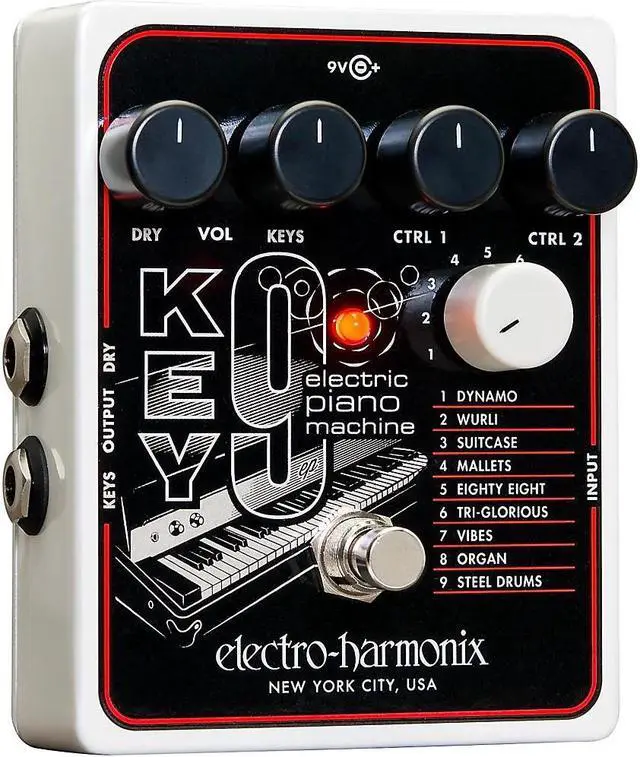 Alt view image 3 of 13 - Electro-Harmonix Key 9 Electric Piano Machine pedal