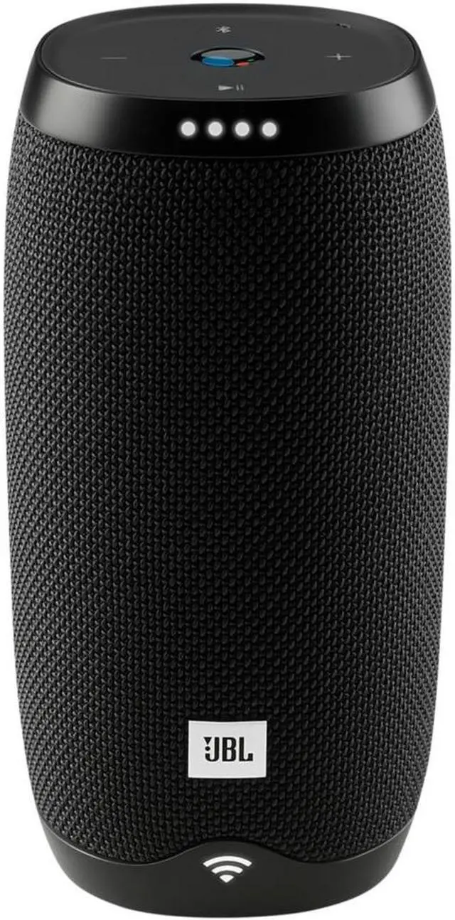 Alt view image 4 of 20 - JBL Link 10 Smart Voice-Activated Portable Wireless Bluetooth Speaker with Google Assistant, IPX7 Waterproof, Black