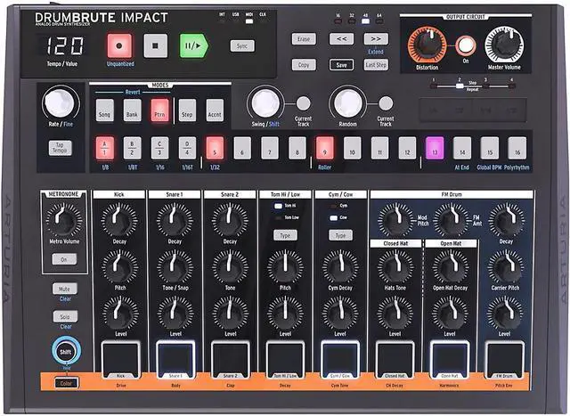 Main image of Arturia DrumBrute Impact Analog Drum Machine