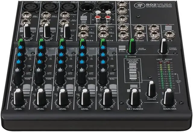 Alt view image 9 of 20 - Mackie 802-VLZ4 8 Channel Mixer