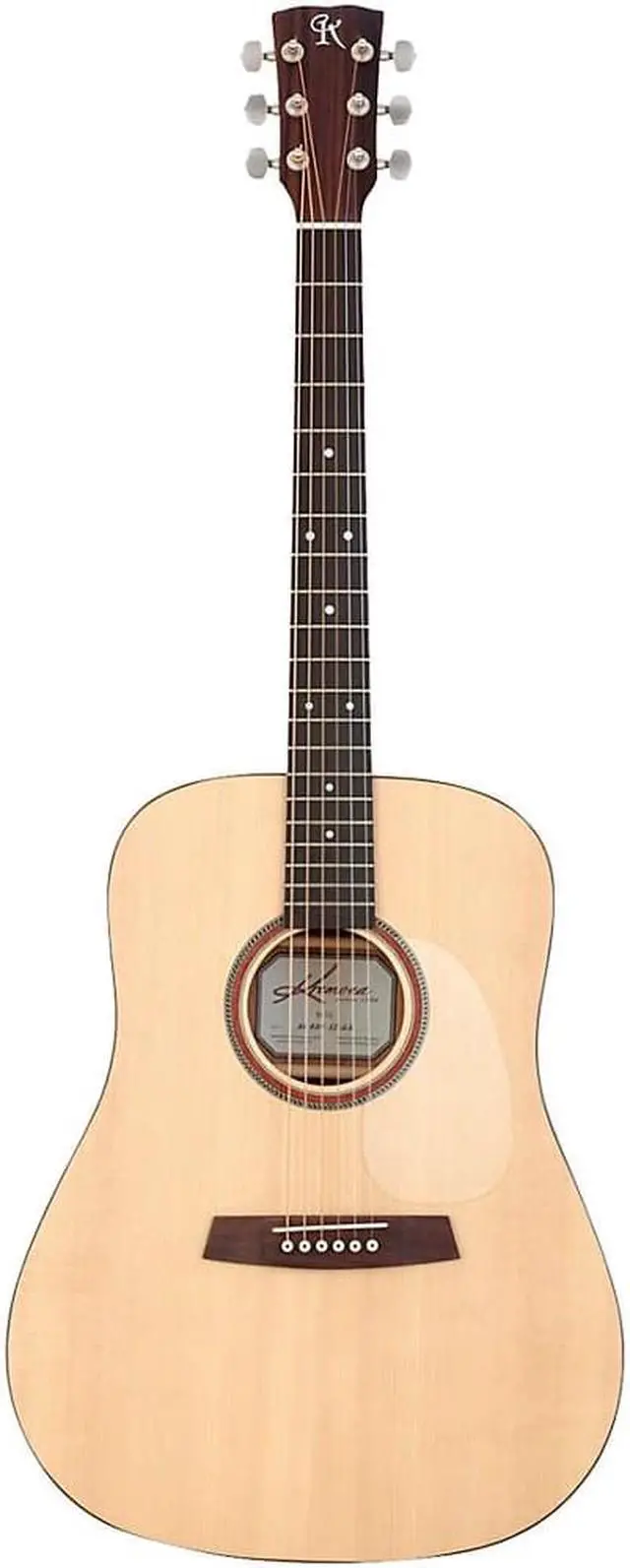 Alt view image 2 of 12 - Kremona Steel String Series M10 D-Style Acoustic Guitar with Case, Rosewood Fingerboard