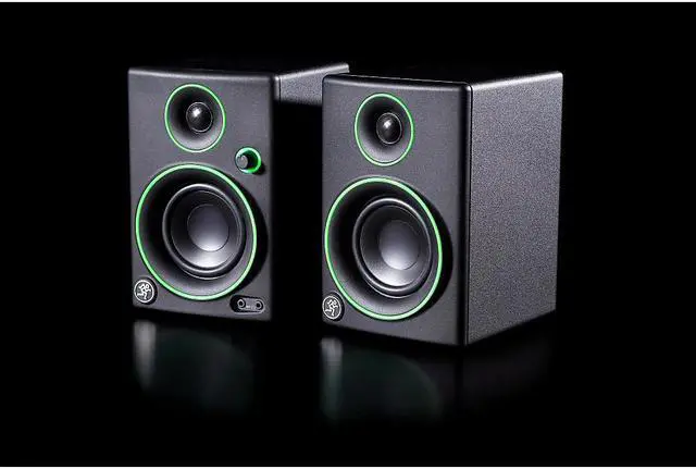 Alt view image 12 of 17 - Mackie CR3 Pair Powered Multimedia Monitor Speakers Studio Design