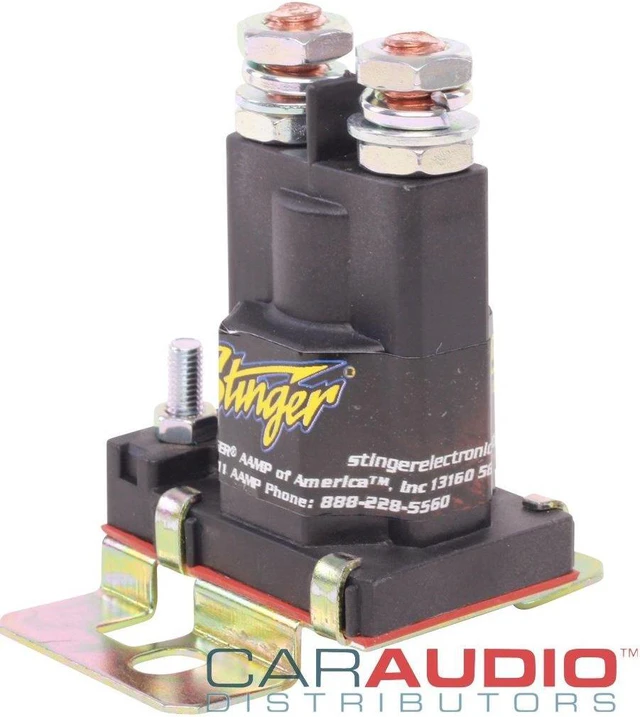 Alt view image 5 of 19 - STINGER SGP38 CAR AUDIO 80 AMP 12V DUAL BATTERY HIGH CURRENT RELAY & ISOLATOR
