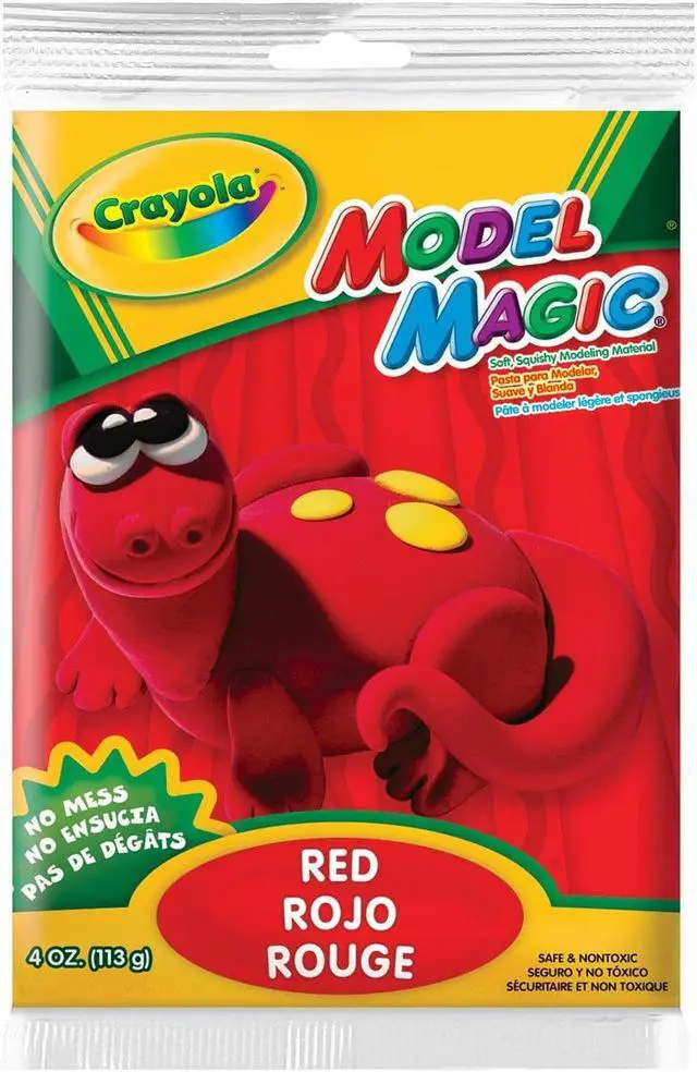 Alt view image 7 of 17 - Crayola Model Magic 4oz-Red
