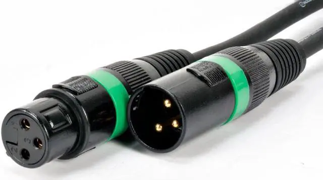 Alt view image 4 of 5 - American DJ 3-Pin DMX Lighting Cable 15 ft.