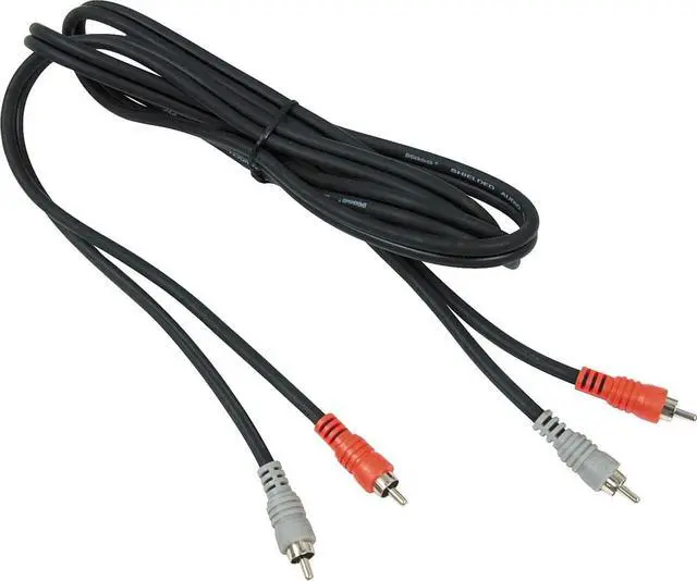 Alt view image 5 of 15 - Hosa CRA-202 Standard Nickel-Plated Dual RCA Male to RCA Male Connectors