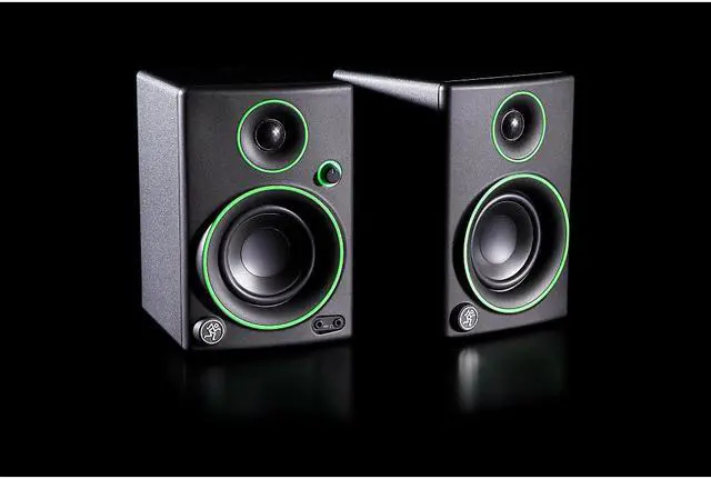 Alt view image 13 of 17 - Mackie CR3 Pair Powered Multimedia Monitor Speakers Studio Design