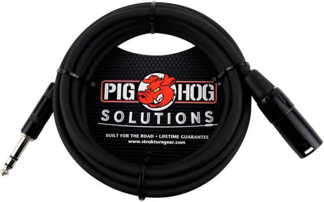Alt view image 3 of 8 - Pig Hog PXTMXM50 50ft. TRS Male to XLR Male Balanced Cable