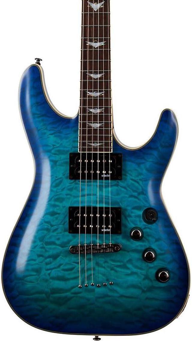 Schecter Guitar Research Omen Extreme-6 Electric Guitar Ocean Blue