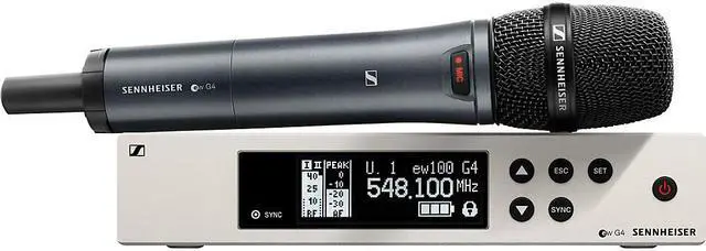 Main image of Sennheiser ew 100 G4 Handheld Wireless System with e 865 Capsule Band A1