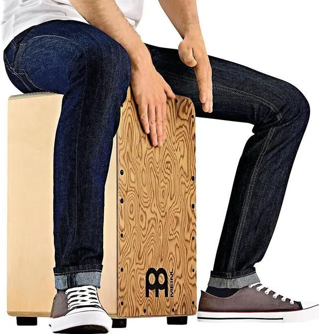 Alt view image 2 of 9 - Meinl Woodcraft Series String Cajon with Makah Burl Frontplate Makah Burl