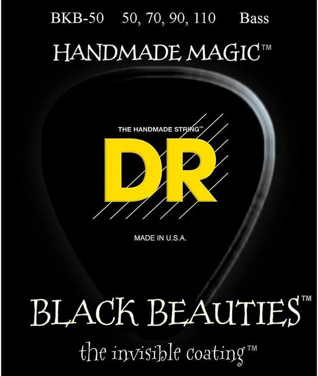 Alt view image 2 of 11 - DR Strings BKB-50 Black Beauty Heavy Bass Strings
