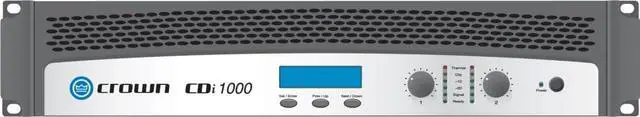 Alt view image 9 of 10 - Crown CDi 1000 2 Channel Power Amplifier