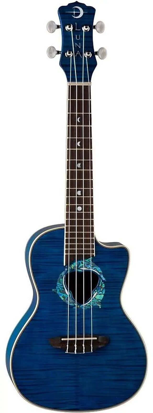 Alt view image 3 of 8 - Luna Guitar Dolphin Concert Ukulele