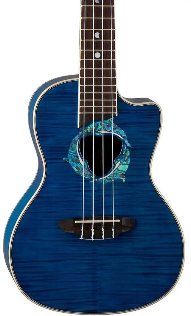 Alt view image 2 of 8 - Luna Guitar Dolphin Concert Ukulele