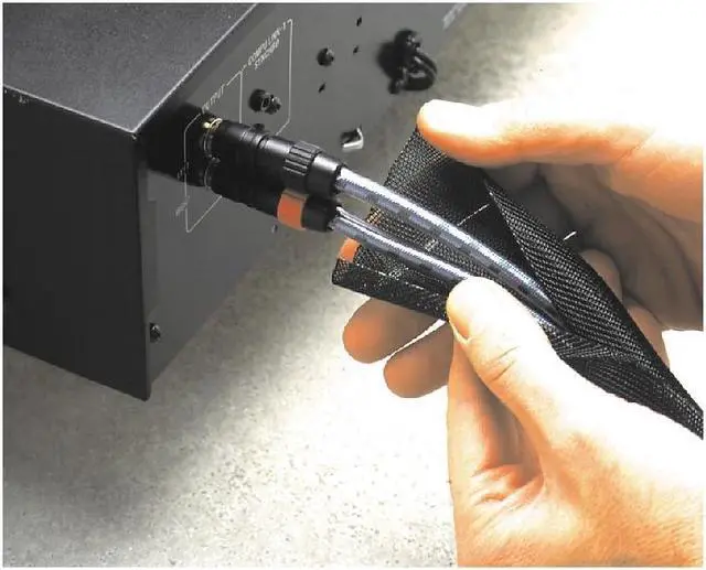 Alt view image 3 of 6 - American Recorder Technologies Snakeskin Cable Management 8 Feet Black 1 in.